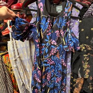 Maeve Floral Cold Shoulder Dress, size 8